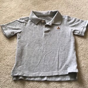 Grey GAP polo shirt